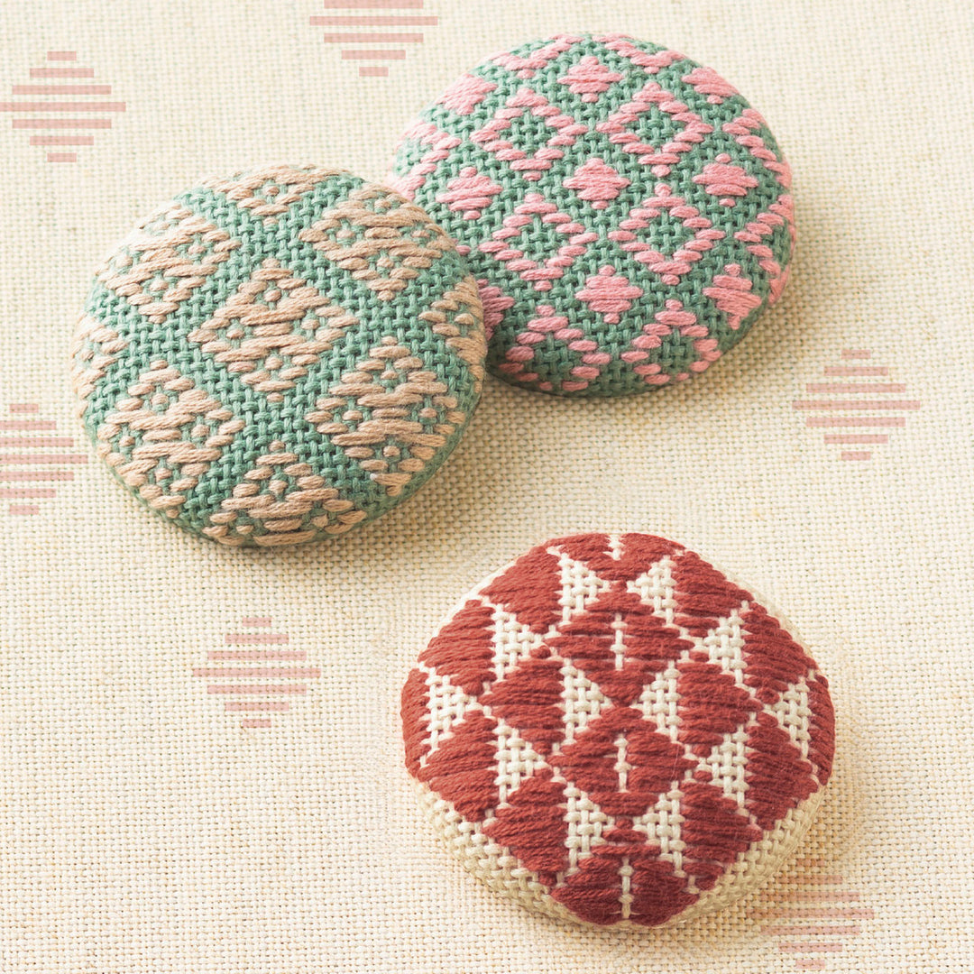 Kogin Brooch Kit - Nagomi