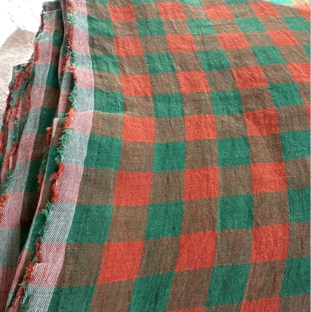 Mill House Check by the 1/4 Yard - Pine