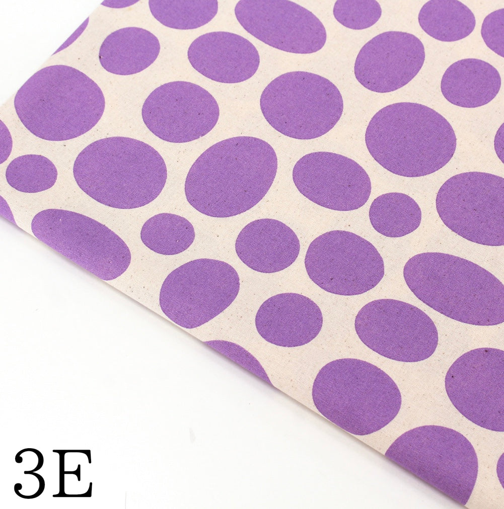 Color Palette Cheese Dots by the 1/4 Yard - Purple