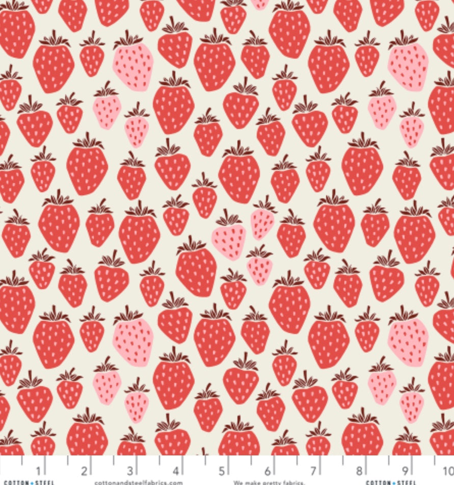 Under the Apple Tree by the 1/4 Yard - Pink Berry