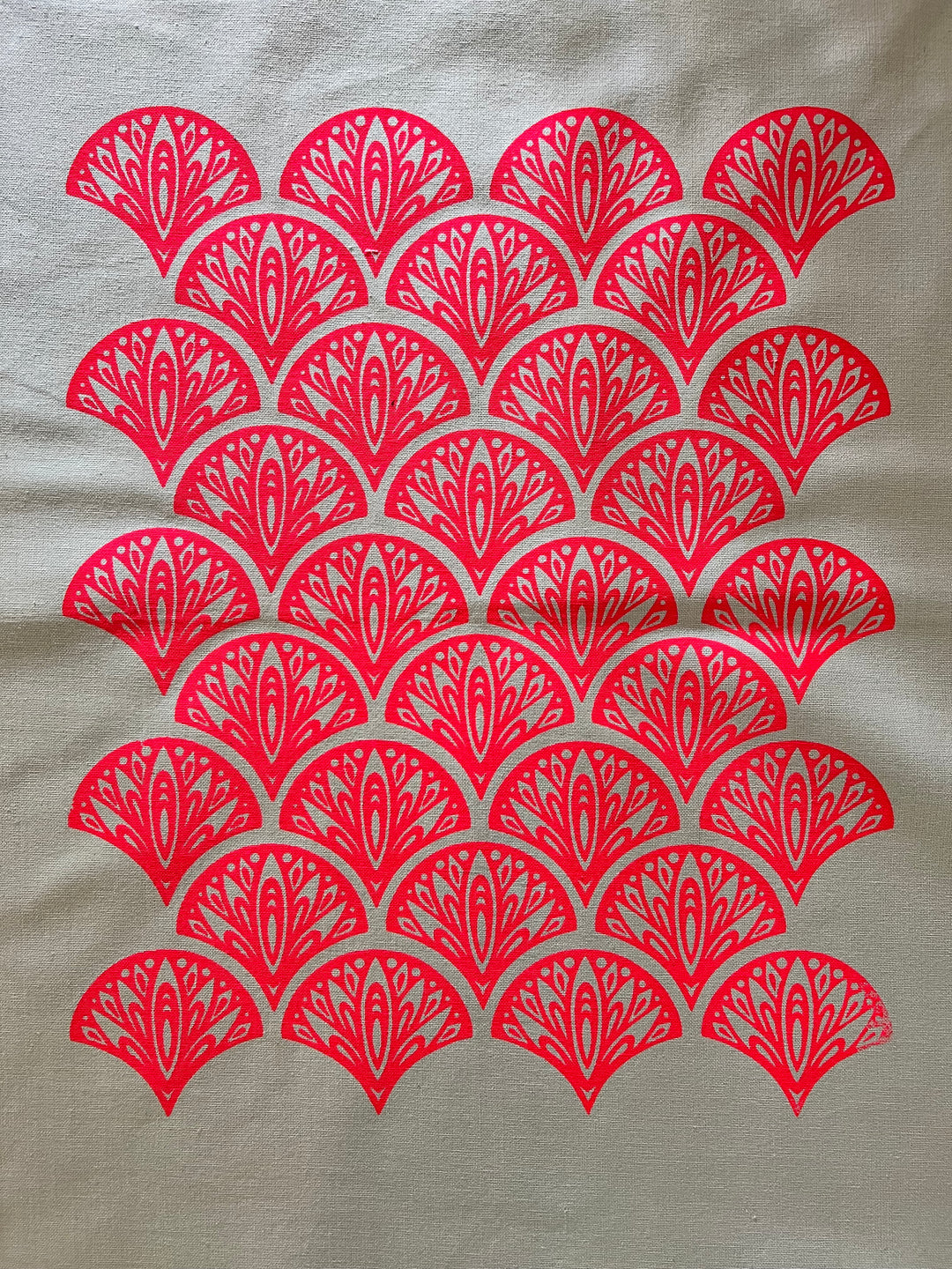Peacock Tea Towels ~ Screen Printed Cotton