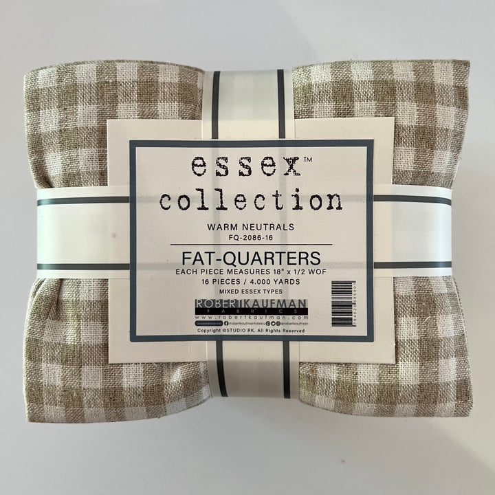 Essex Linen Fat Quarter Collection ~ Warm Neutrals