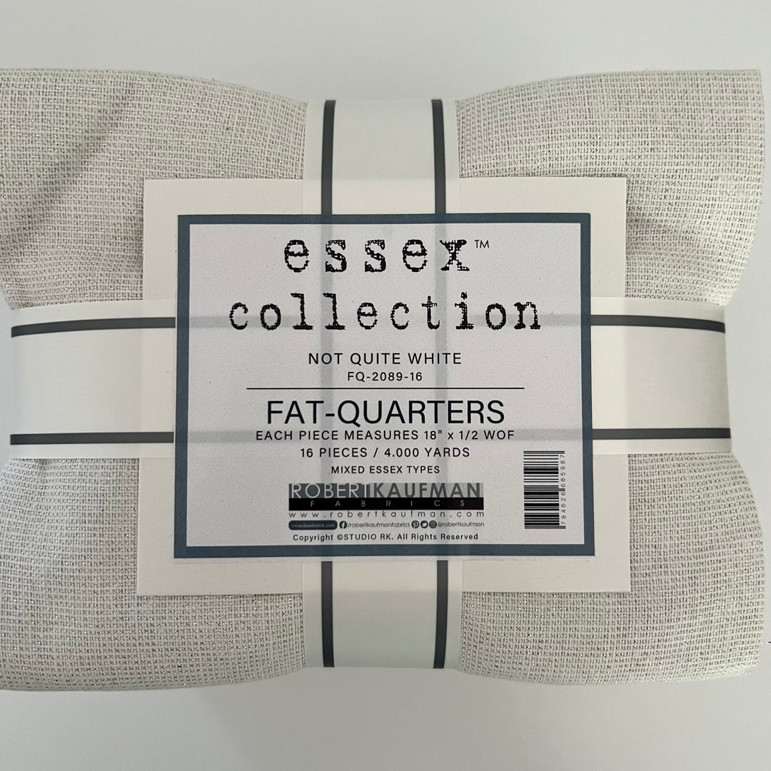 Essex Linen Fat Quarter Collection ~ Not Quite White