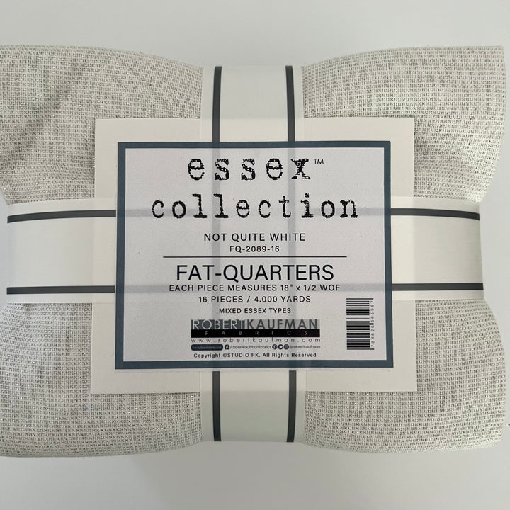 Essex Linen Fat Quarter Collection ~ Not Quite White