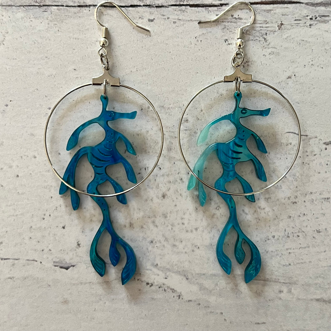 Leafy Sea Dragon Earrings