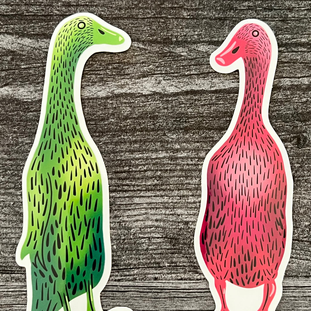 Indian Runner Ducks Stickers