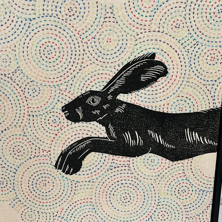 Leaping Hare Embroidery