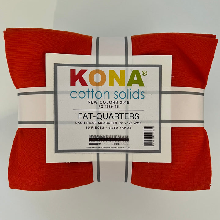 Kona Cotton Solids Fat Quarters ~ New Colors for 2019