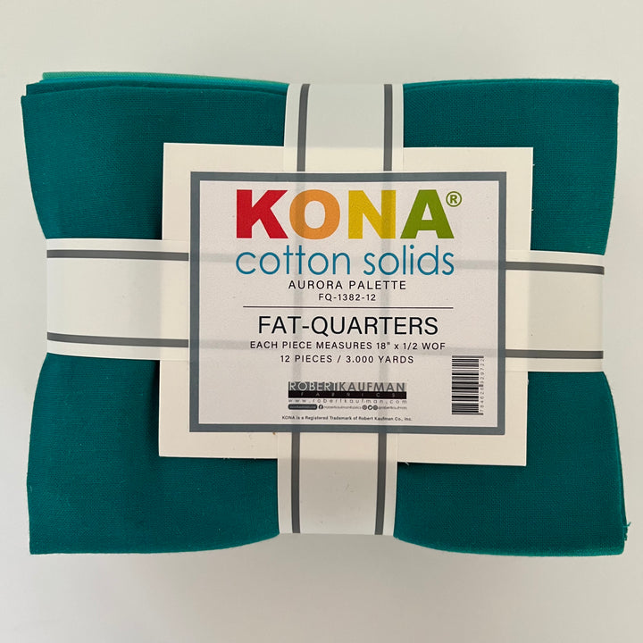 Kona Cotton Solids Fat Quarters ~ Aurora Palette