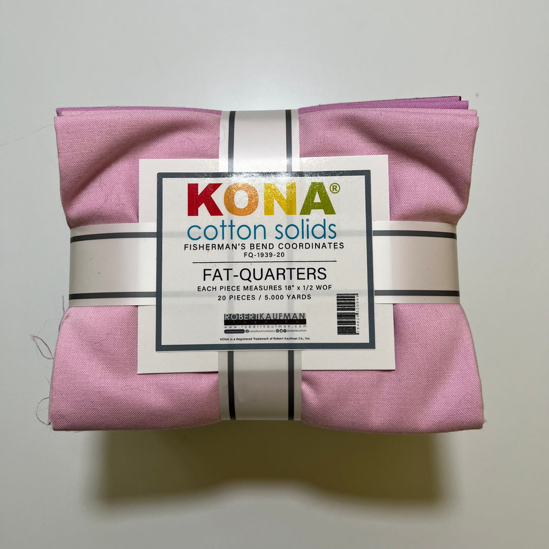 Kona Cotton Solids Fat Quarters ~ Fisherman's Bend Coordinates