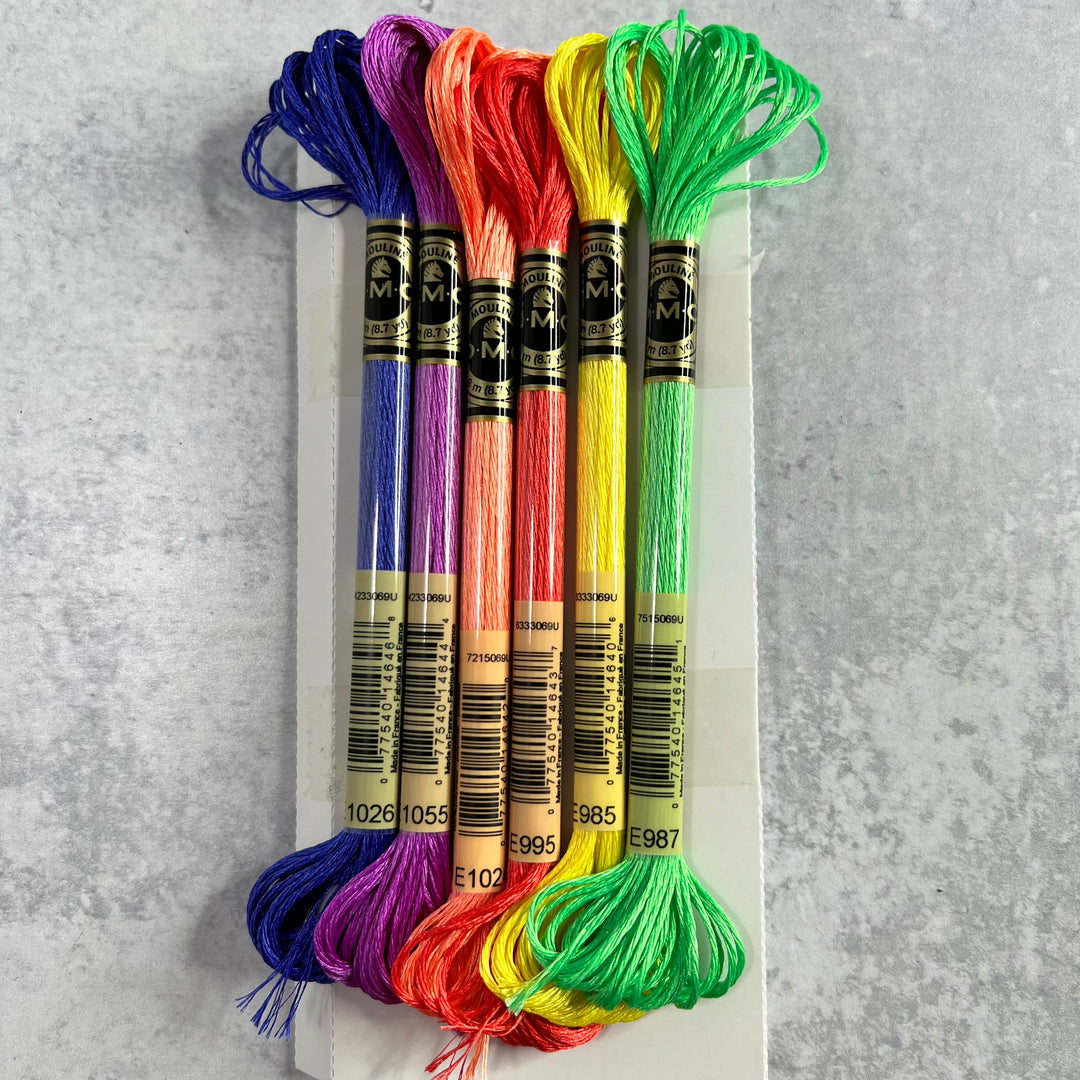 DMC Light Effects Tropical Glow Embroidery Floss