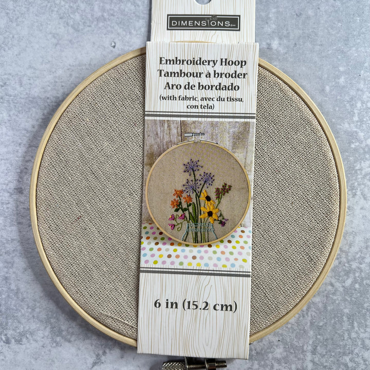 Dimensions Embroidery Hoop with Cloth