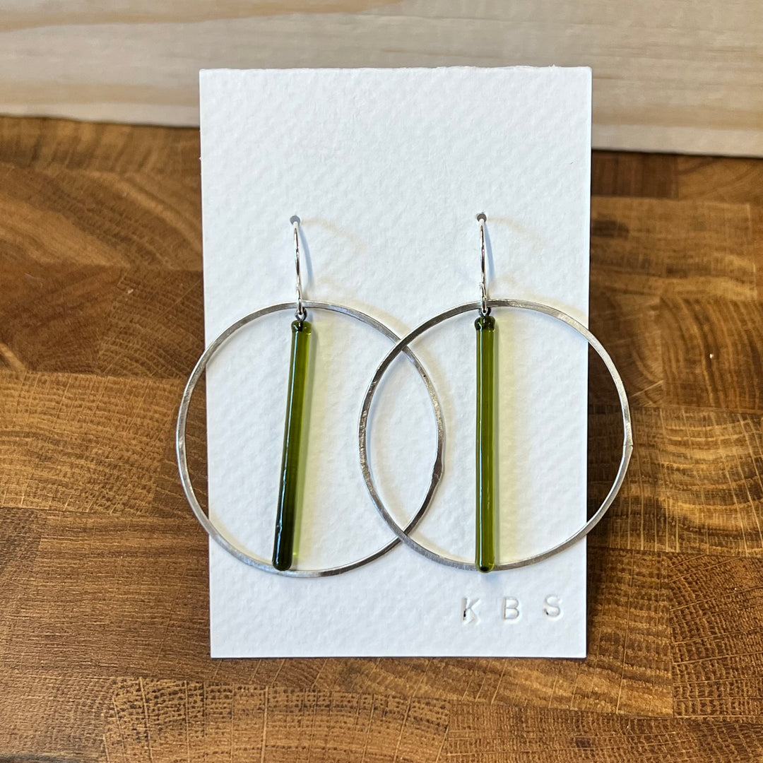 Pendulum Earrings: Big Hoops