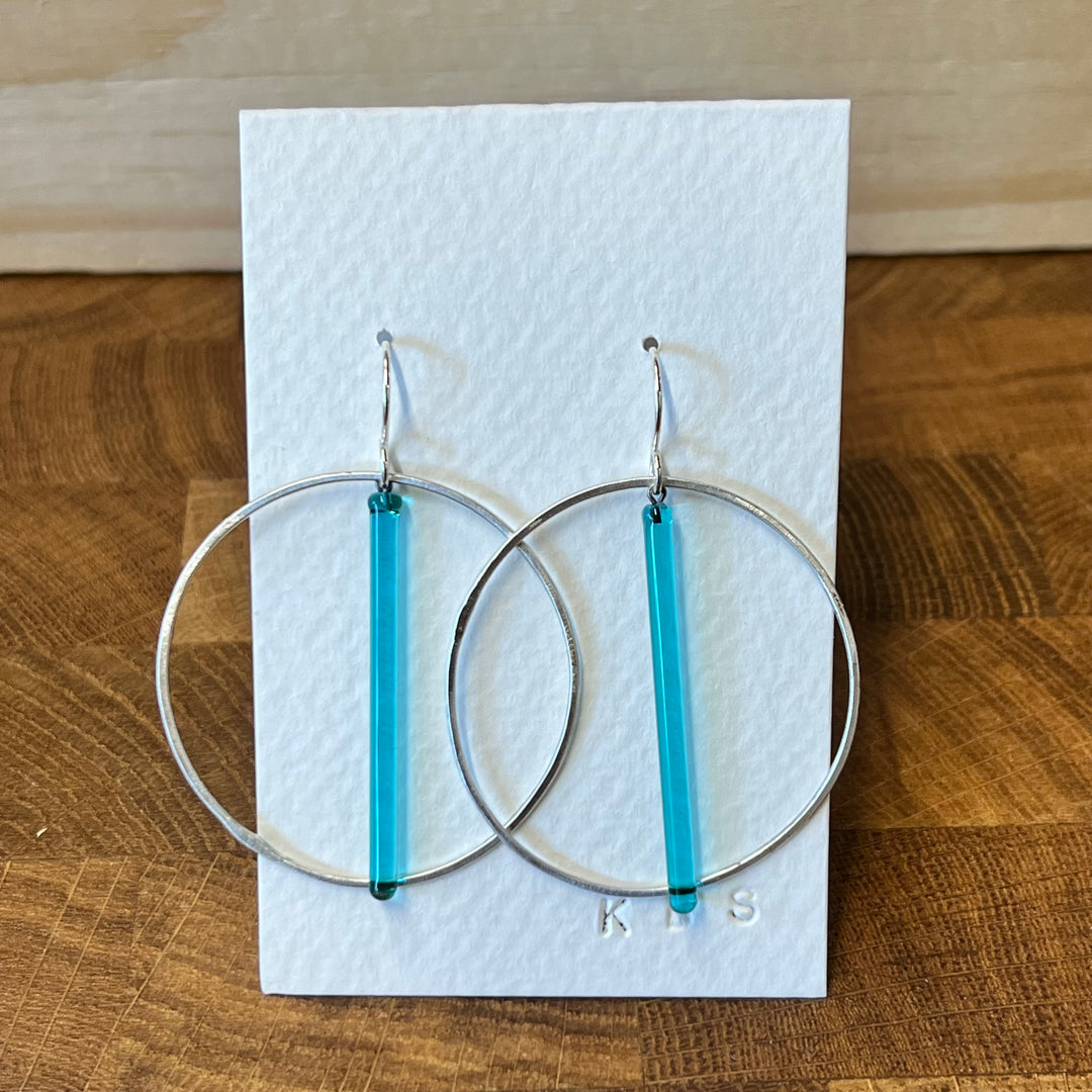 Pendulum Earrings: Big Hoops