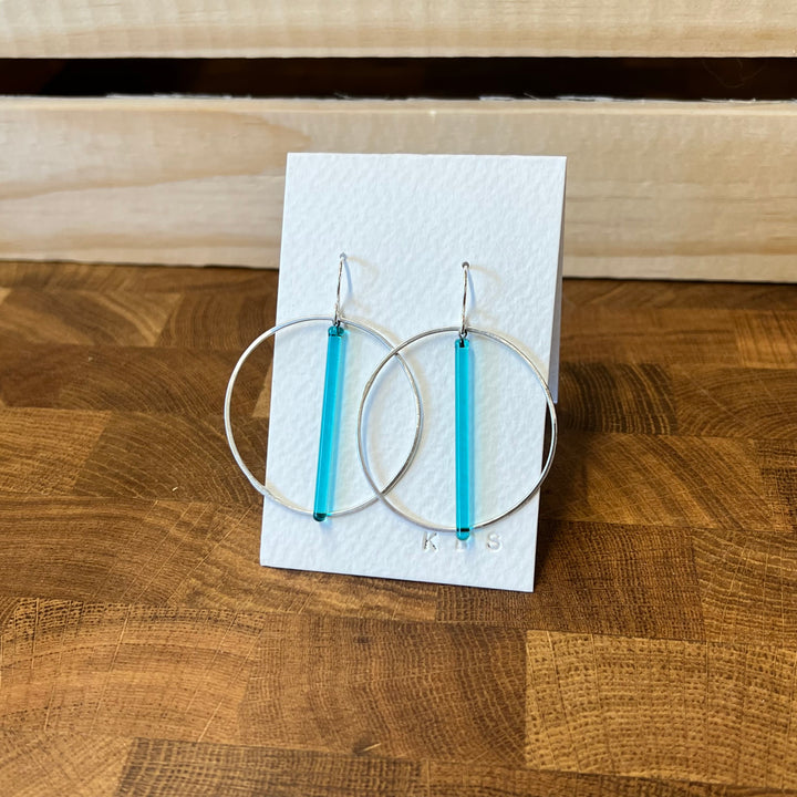 Pendulum Earrings: Big Hoops