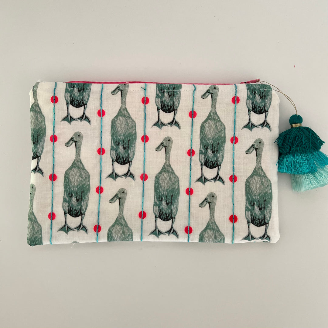 Runner Ducks Zipper Pouch