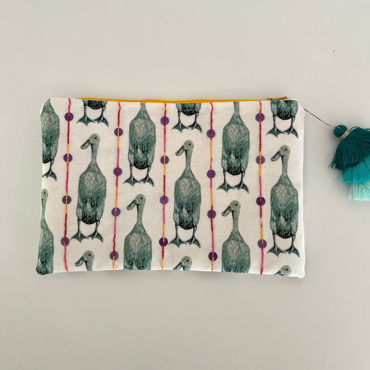 Runner Ducks Zipper Pouch