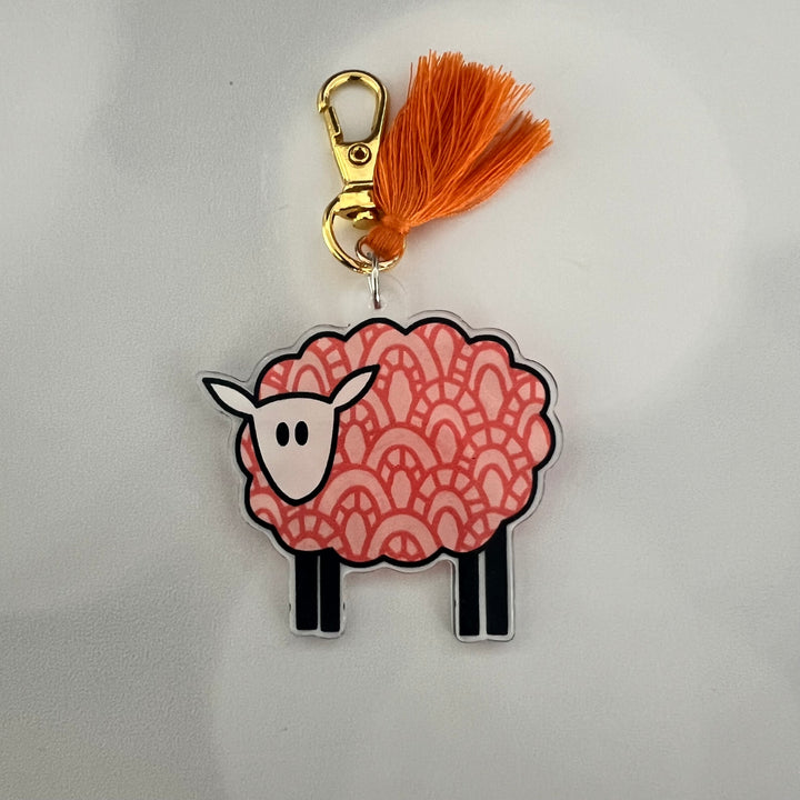 Rainbow Sheep Bag Charms