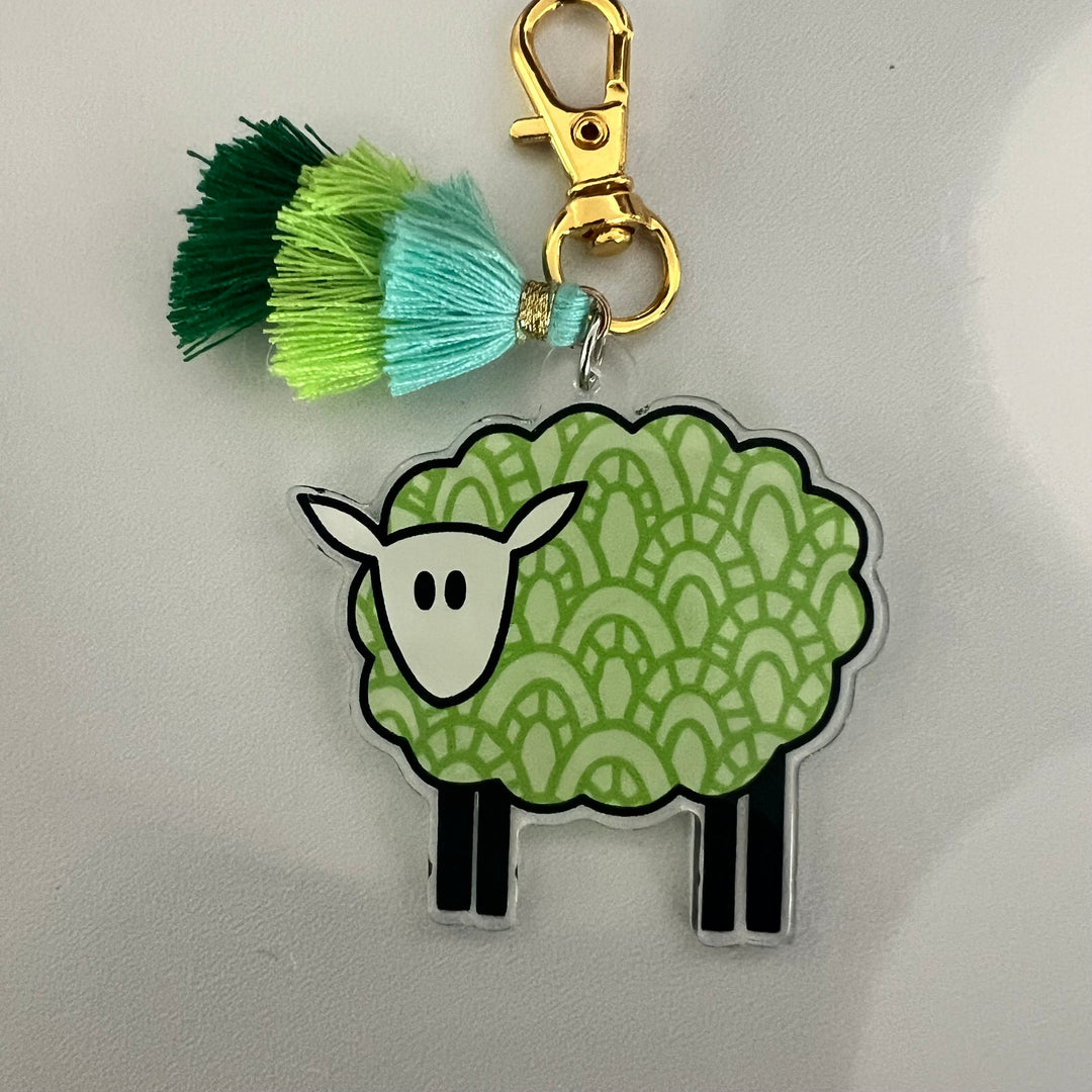 Rainbow Sheep Bag Charms