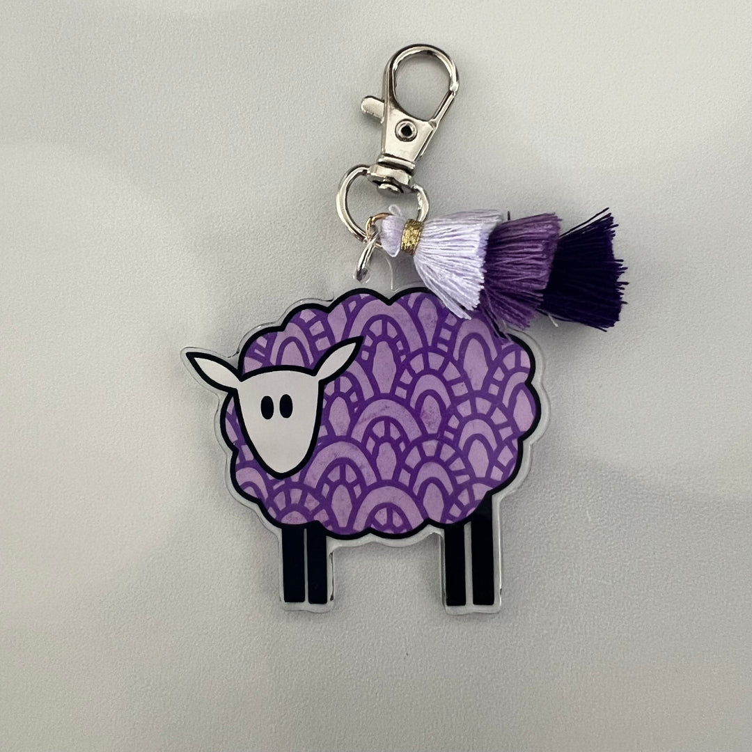 Rainbow Sheep Bag Charms