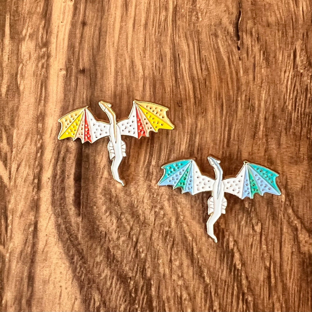 Fire & Ice Dragon Pins