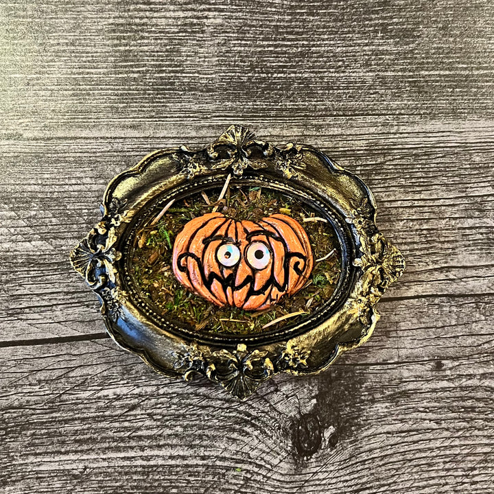 Pumpkin Buddy Framed Wall Art