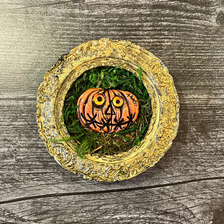 Pumpkin Buddy Framed Wall Art