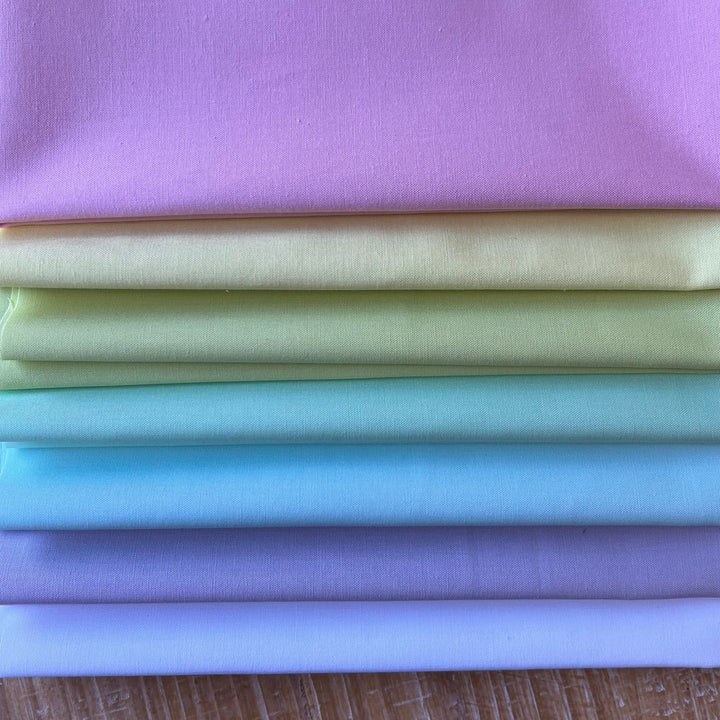 Rainbow Sherbet ~ Kona Cotton Color Palette