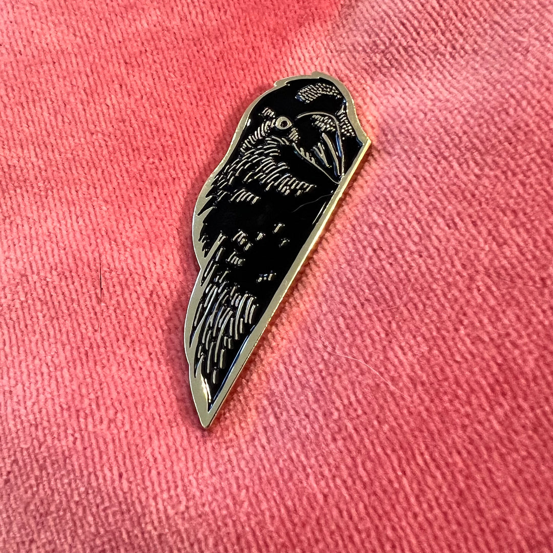 Nosy Crow Enamel Pin