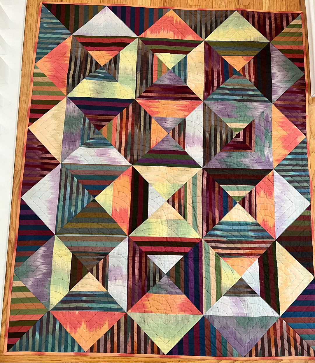 Stripes Squared Quilt