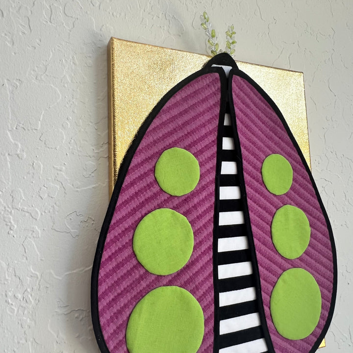 Quilted Moth - Purple