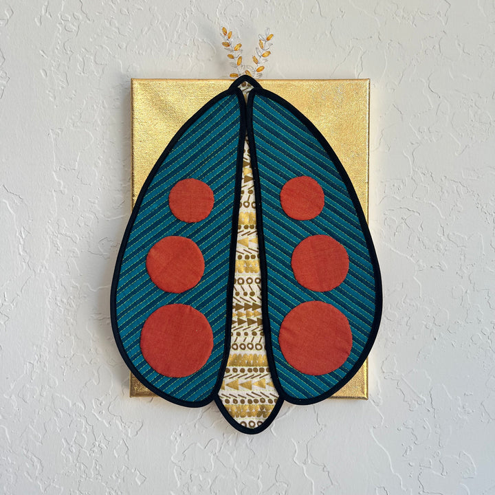 Quilted Moth - Blue