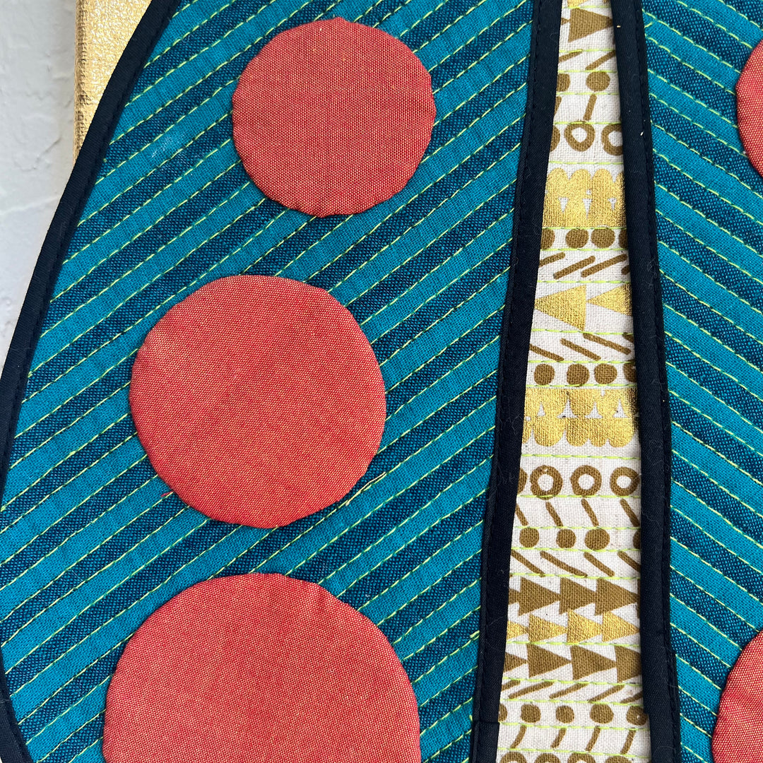 Quilted Moth - Blue
