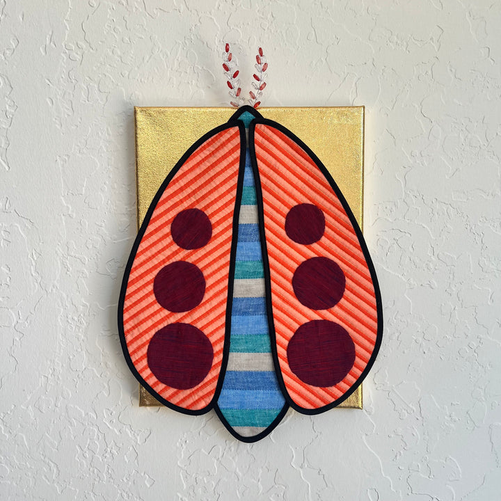 Quilted Moth - Orange
