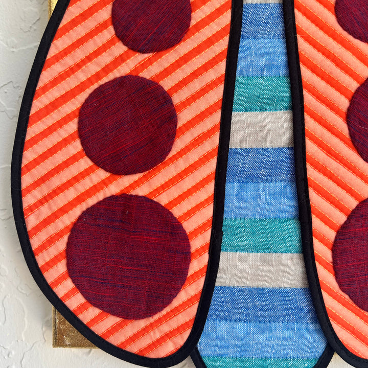 Quilted Moth - Orange