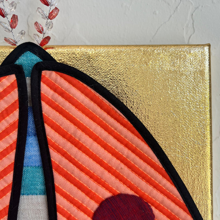 Quilted Moth - Orange