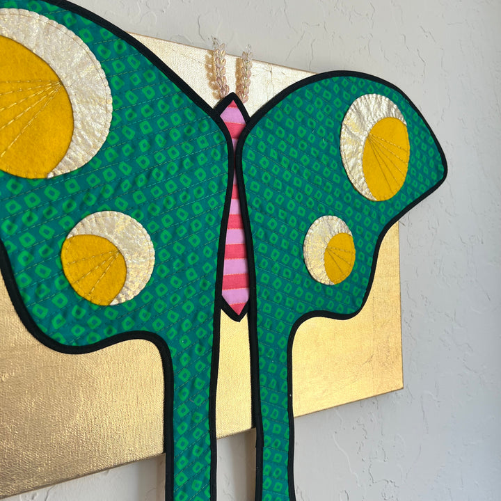 Quilted Luna Moth - Green