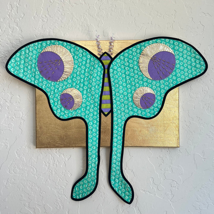 Quilted Luna Moth - Mint