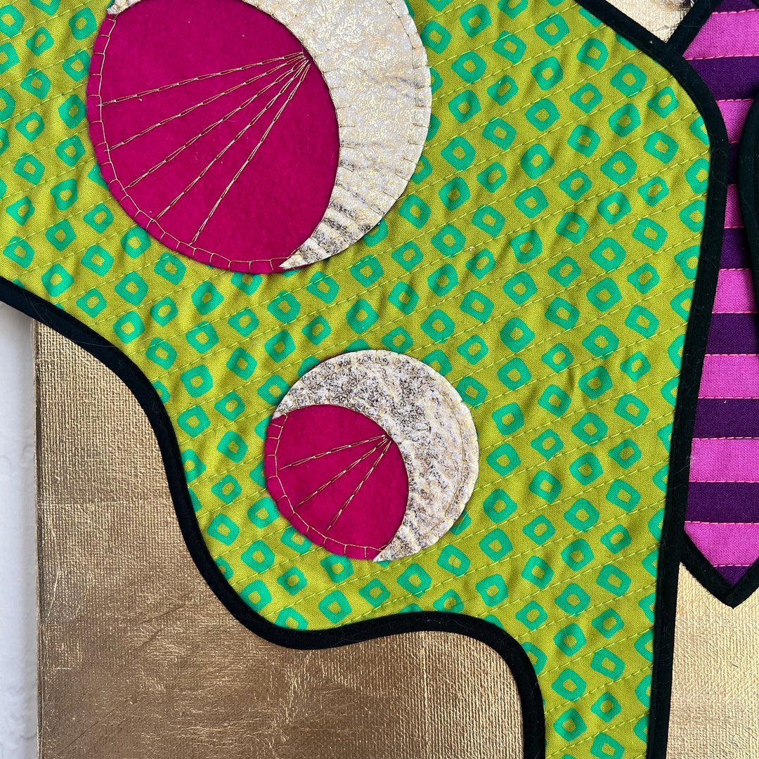 Quilted Luna Moth - Lime