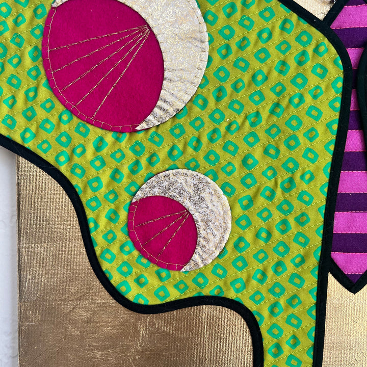 Quilted Luna Moth - Lime