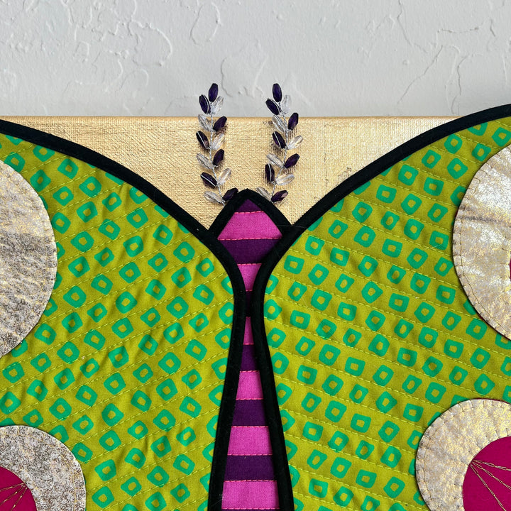 Quilted Luna Moth - Lime