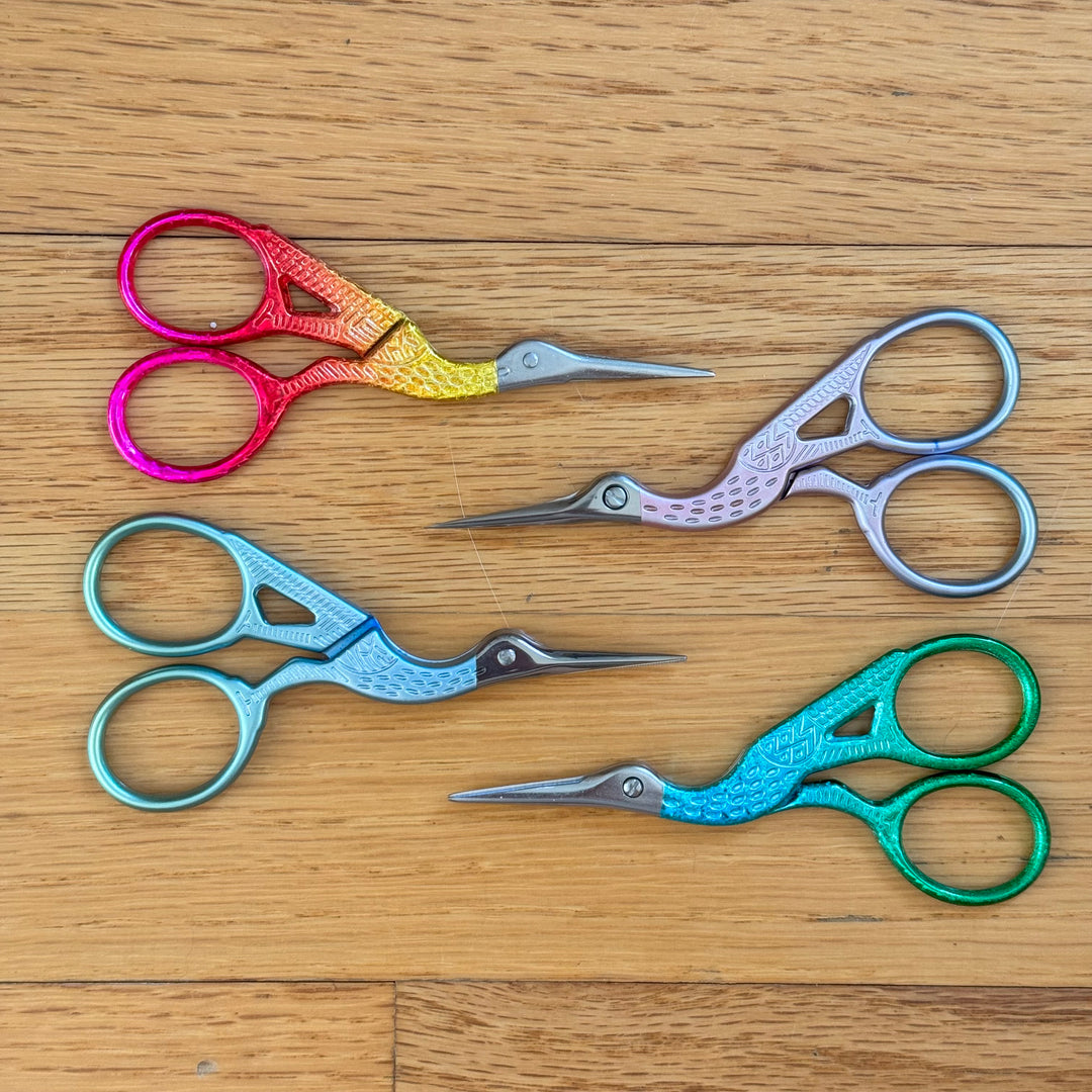 Crane Embroidery Scissors