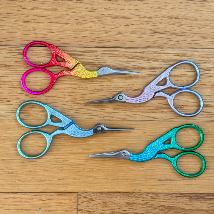 Crane Embroidery Scissors