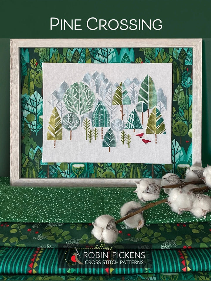 Pine Crossing Cross Stitch Pattern