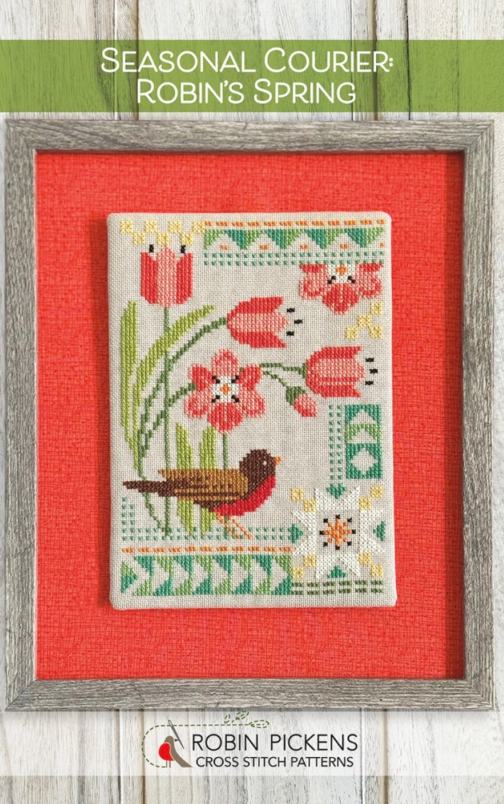 Robin's Spring Cross Stitch Pattern