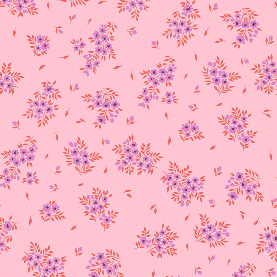 What A Ditz by the 1/4 Yard - Pink Lemonade