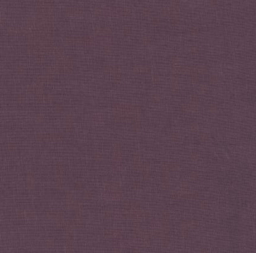 Essex Linen Solid by the 1/4 Yard - Plum