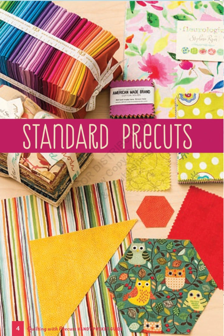 Quilting With Precuts Handy Pocket Guide