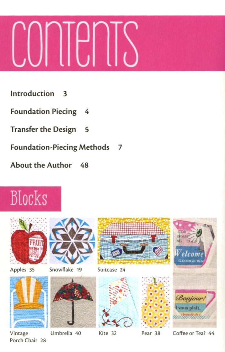 Paper Piecing Handy Pocket Guide