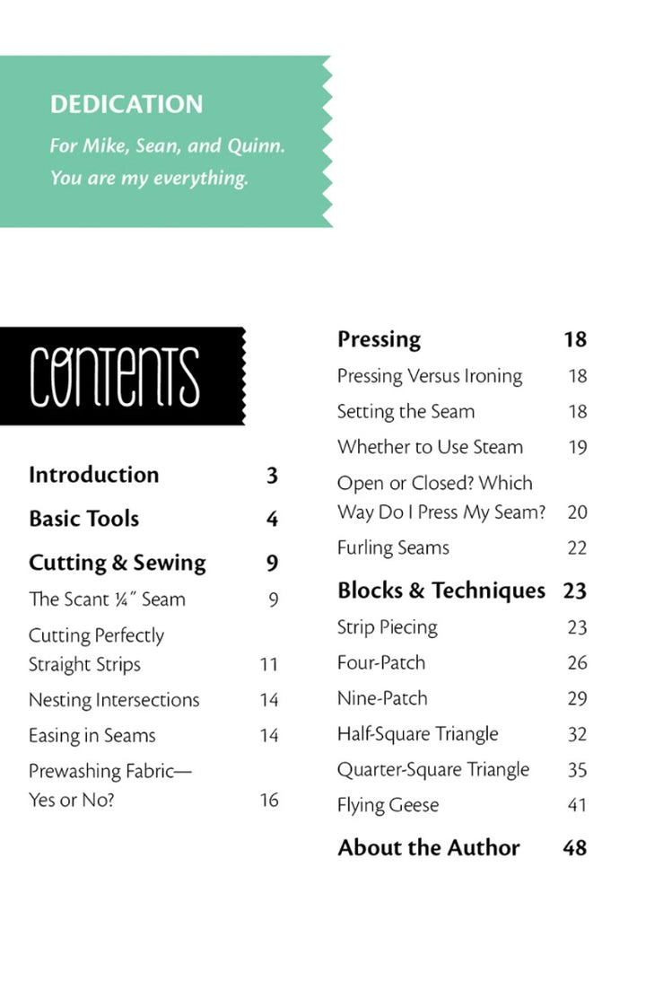Perfect Piecing Handy Pocket Guide